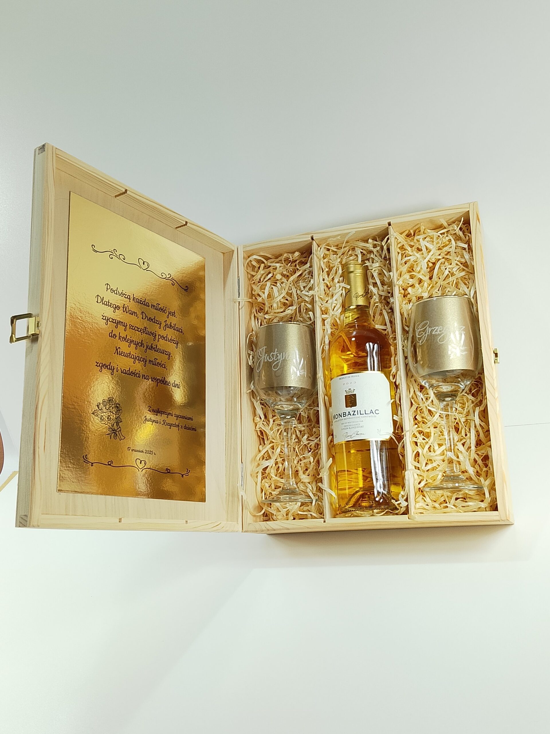Pudełko na wino podziękowania prezent - obrazek 2